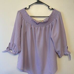 Wishful Park Women's Lavender Top